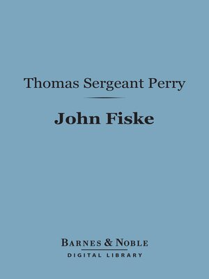 cover image of John Fiske (Barnes & Noble Digital Library)